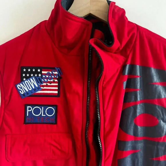 B61 Original 1992 Ski Snow Ralph Lauren Polo Vest From 1992 Not Remake. - Picture 3 of 6